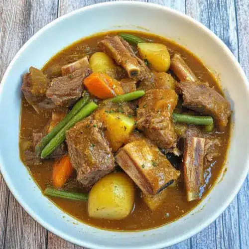 South African lamb bredie