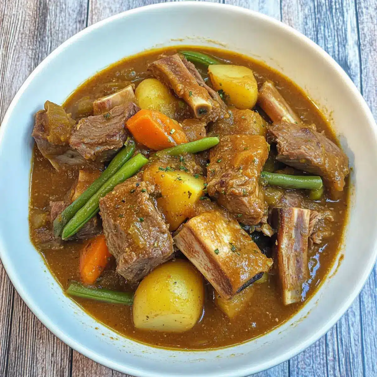 South African lamb bredie