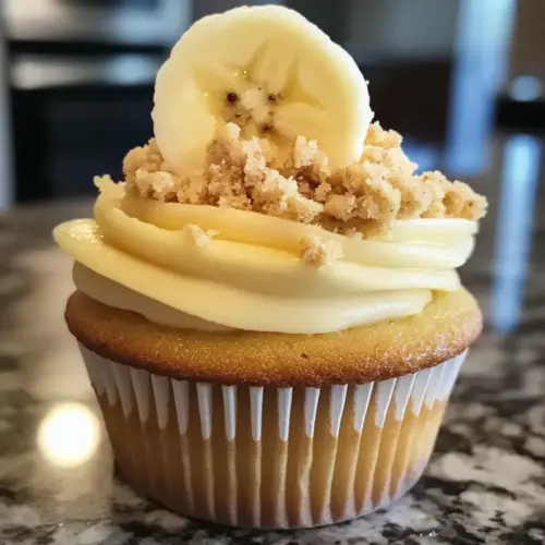 Brown Butter Banana Pudding Cupcakes