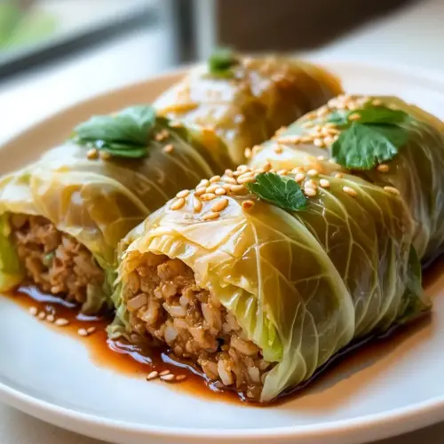 Napa Cabbage Rolls