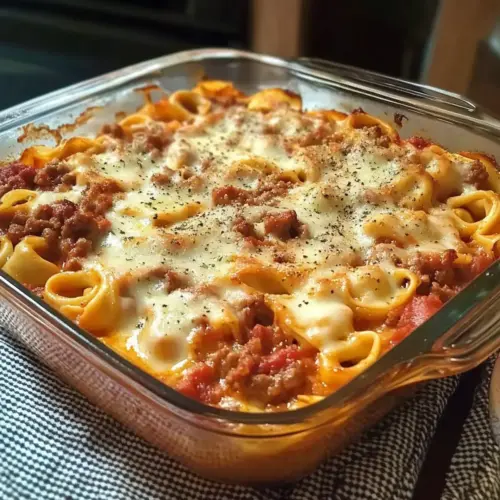 Million Dollar Baked Tortellini Casserole