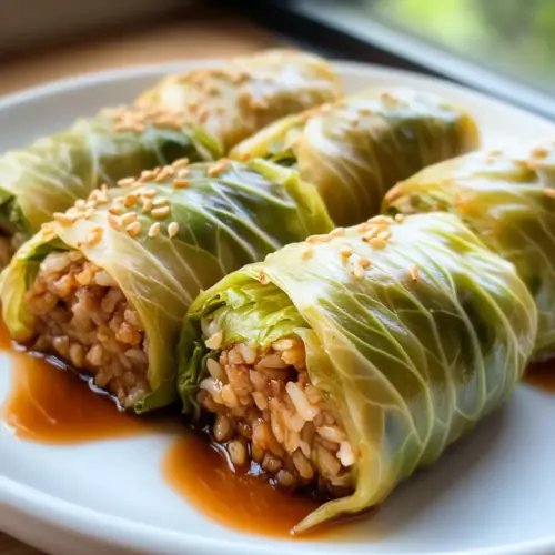 Napa Cabbage Rolls