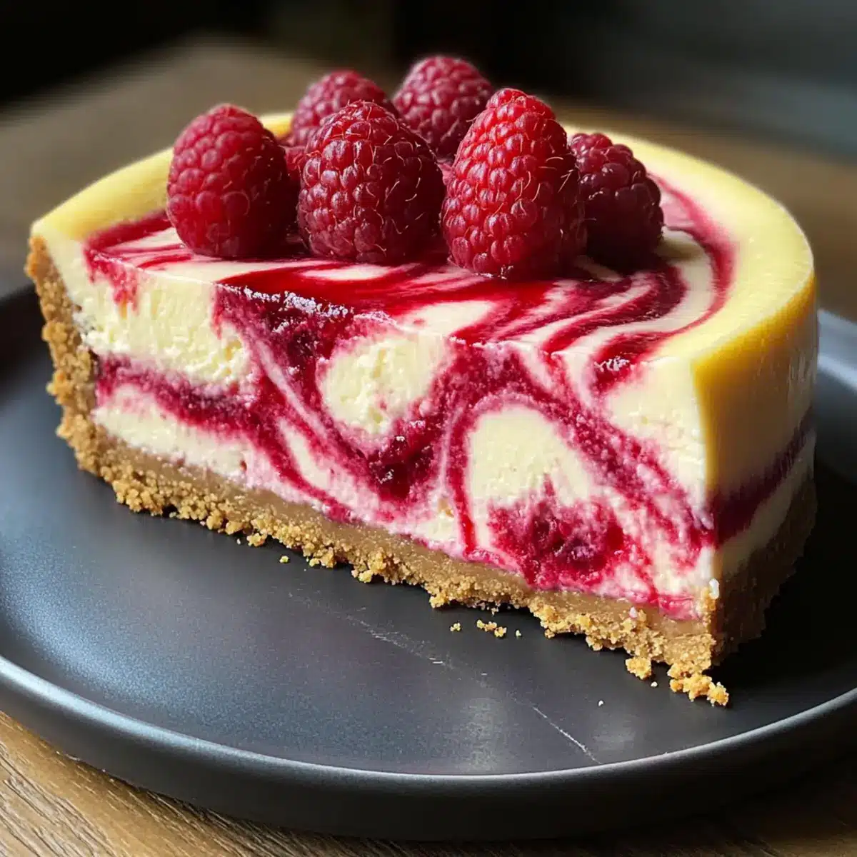 Raspberry Swirl Cheesecake Recipe