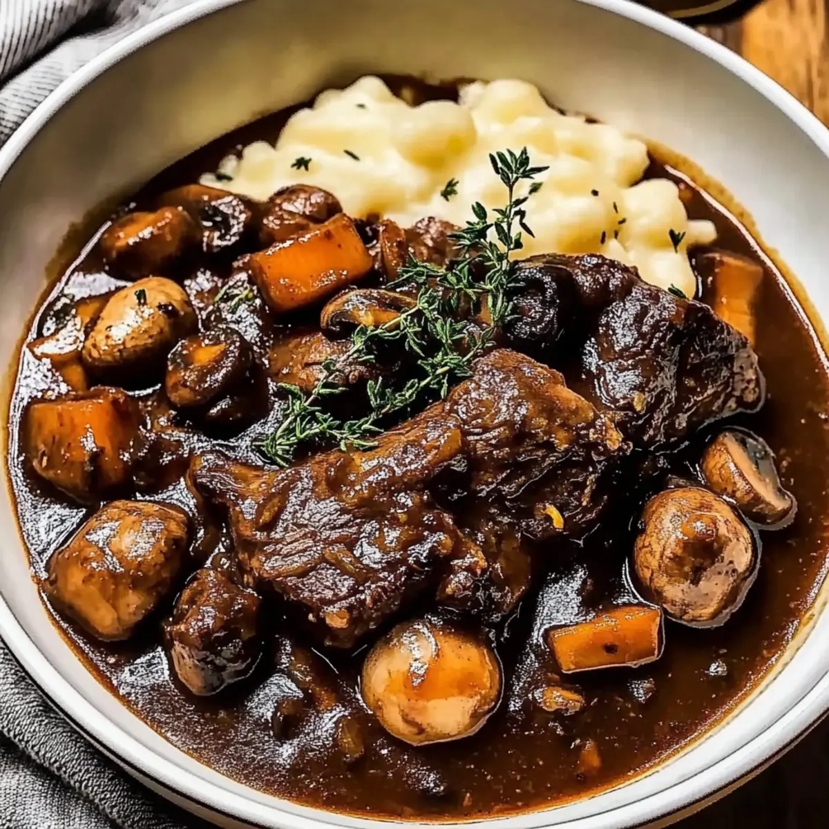 Classic Beef Bourguignon