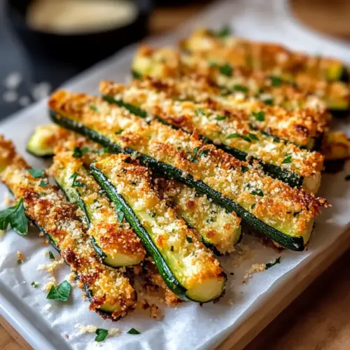 Parmesan Zucchini Fries