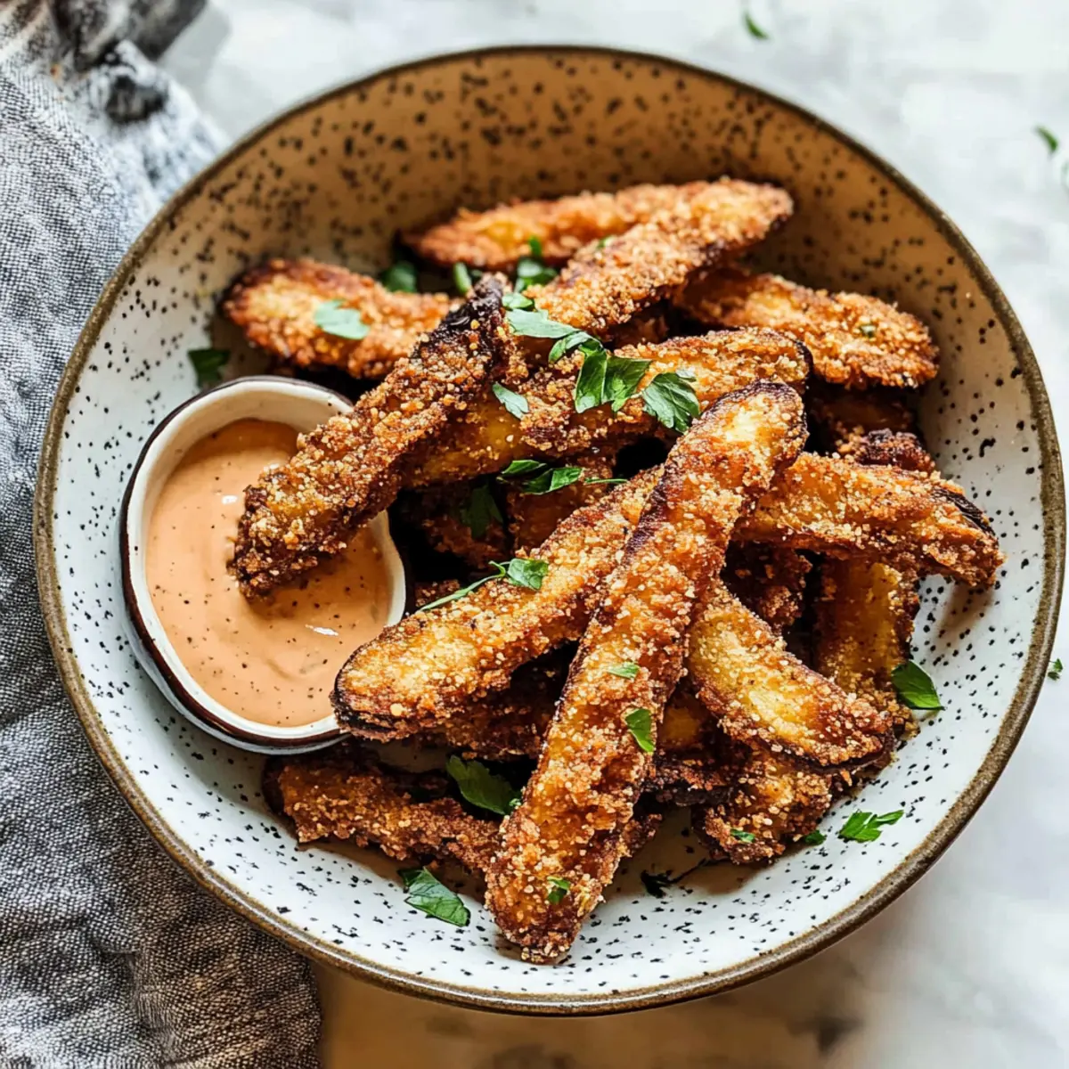 Portobello Mushroom Fries