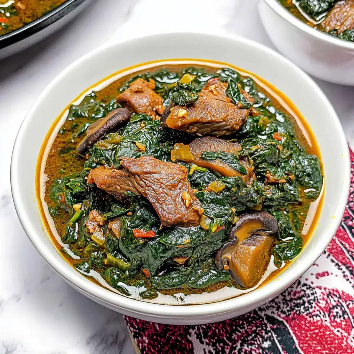 Efo Riro - Nigerian Spinach Stew