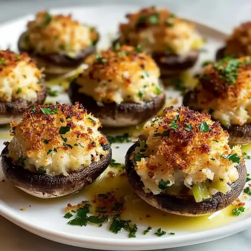 Crab Stuffed Mushrooms