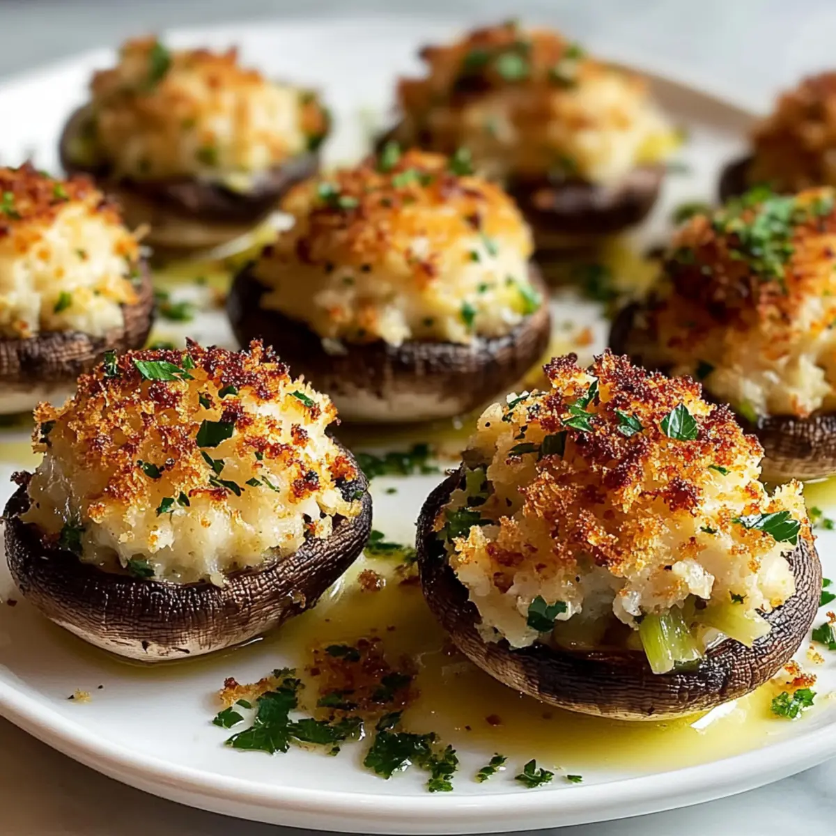 Crab Stuffed Mushrooms