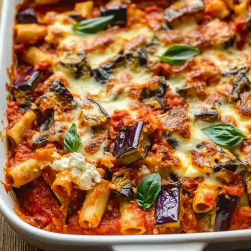 Baked Eggplant Pasta