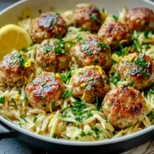 Savory Greek Chicken Meatballs