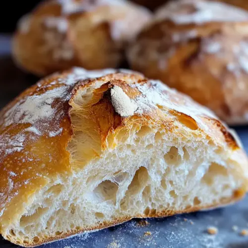Rustic Italian Crusty Bread