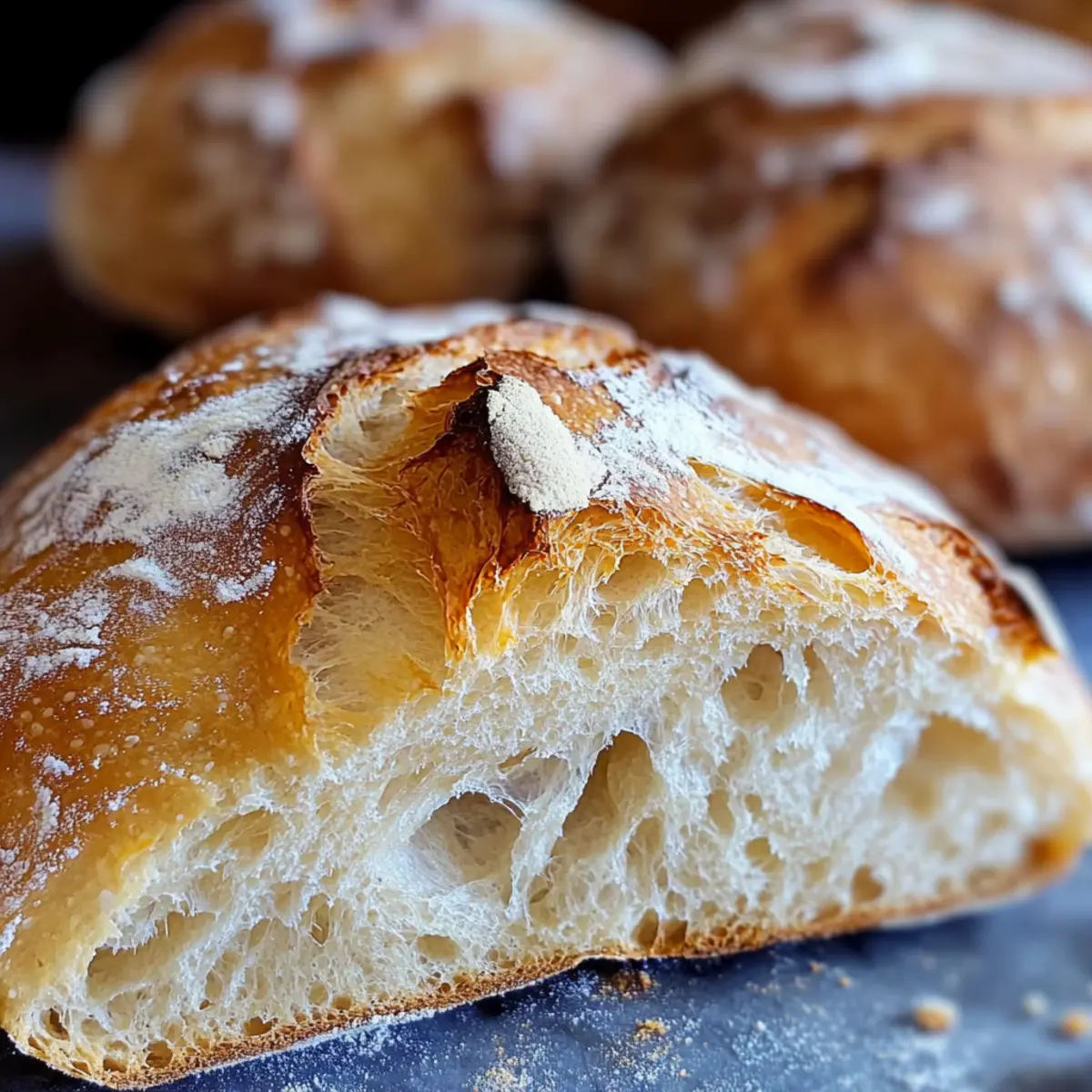 Rustic Italian Crusty Bread