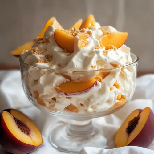 Peach Cheesecake Fluff