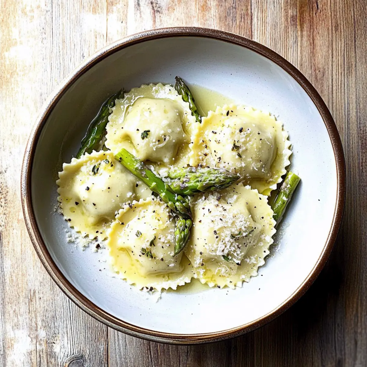 Ravioli in Lemon Parmesan Butter