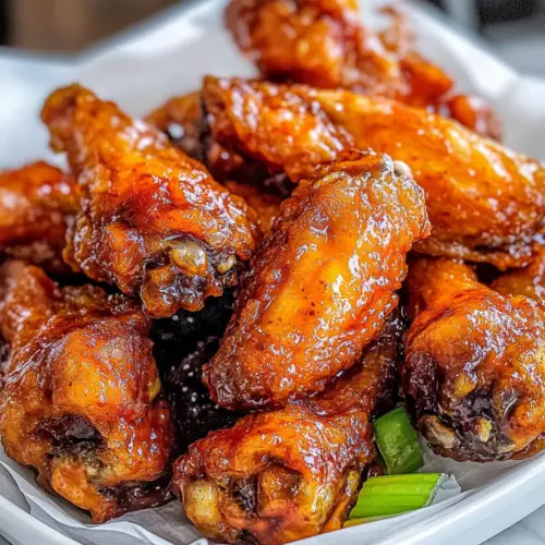 Hot Honey Peach Wings