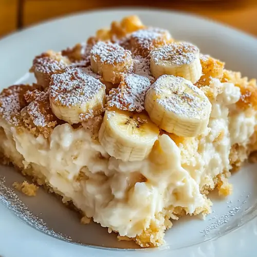 Banana Cream Cheese Cobbler