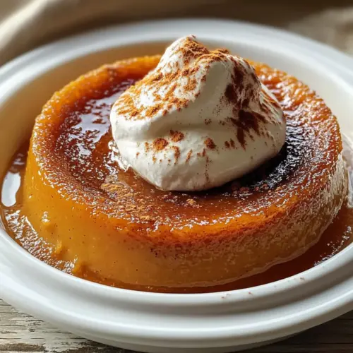 Baked Pumpkin Spice Pudding