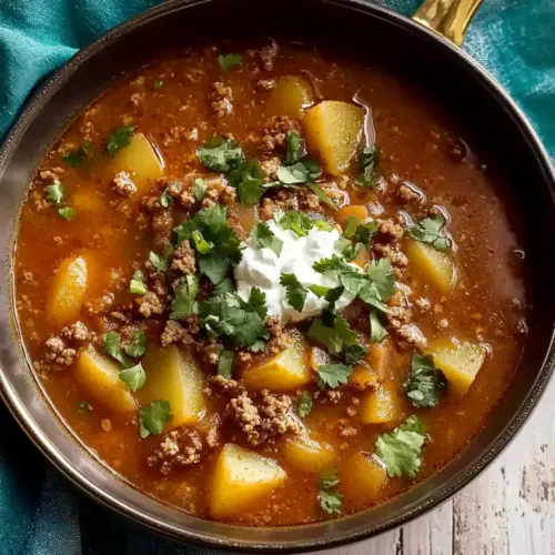 Mexican Ground Beef Potato Soup