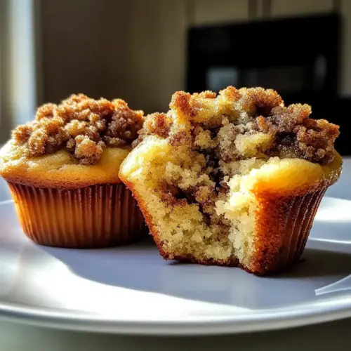 Coffee Cake Muffins crumble topping