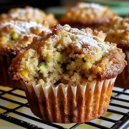 Zucchini Coffee Cake Muffins