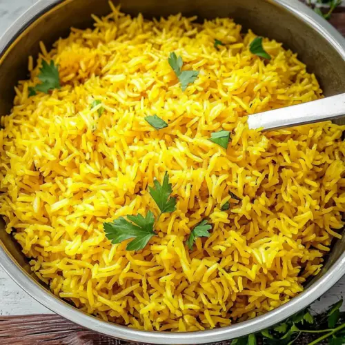 Garlic Turmeric Rice