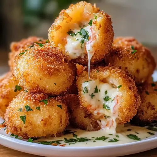 Crispy Garlic Shrimp Bombs
