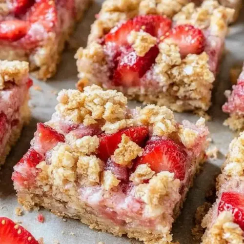 Strawberry Oatmeal Bars