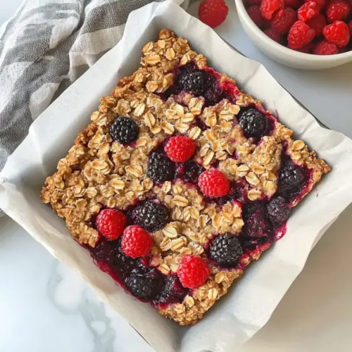 Healthy Oatmeal Bars Breakfast