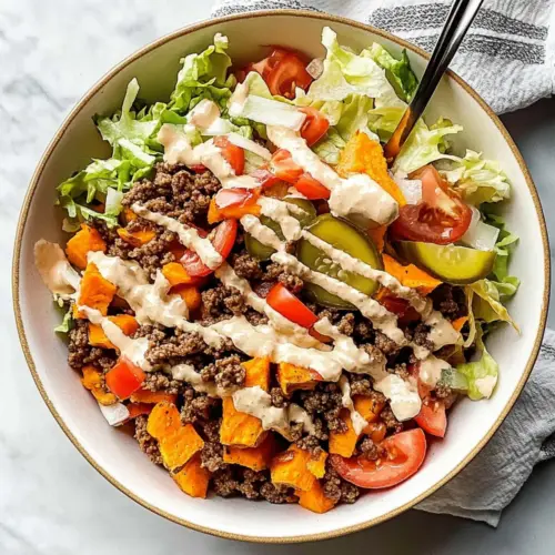 Sweet Potato Burger Bowl