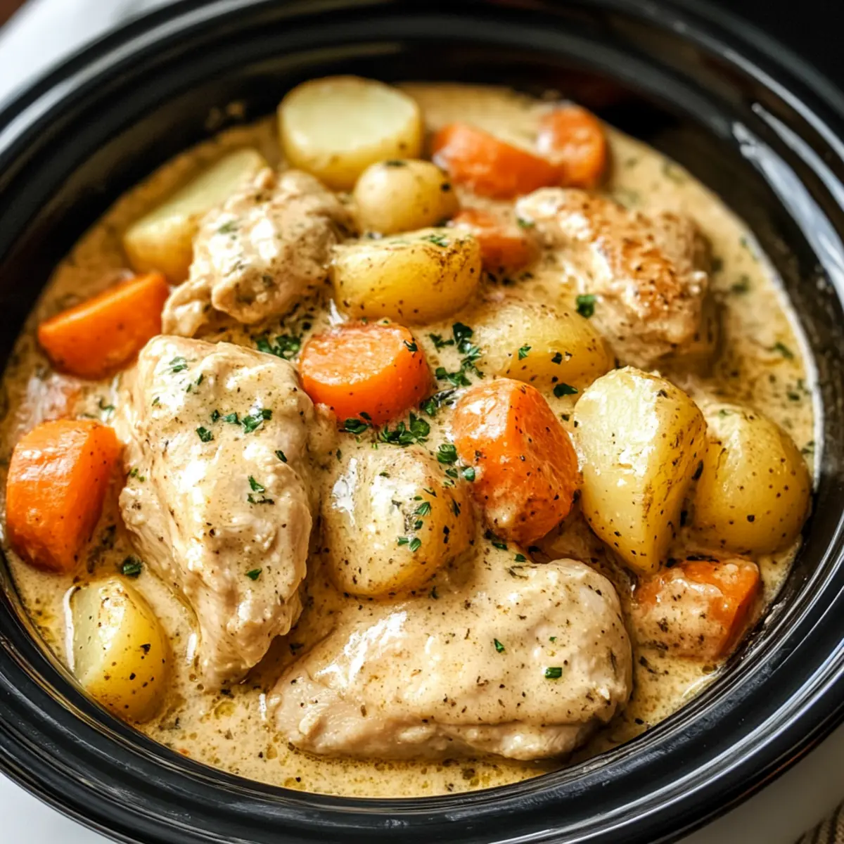 Crockpot Cheesy Ranch Chicken