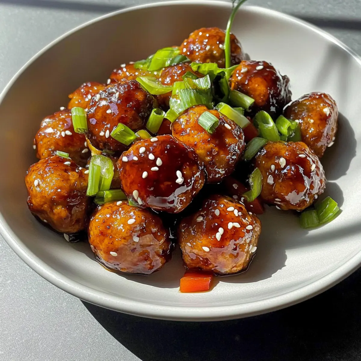 Soy Garlic Tofu Balls