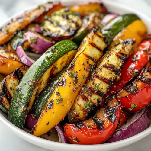 Tasty Grilled Veggies with Marinade