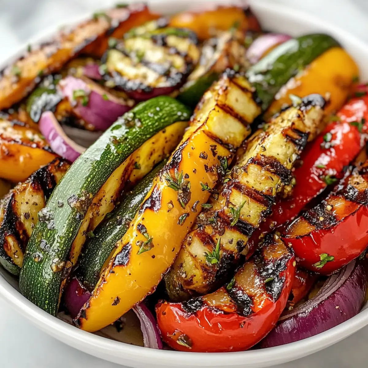 Tasty Grilled Veggies with Marinade