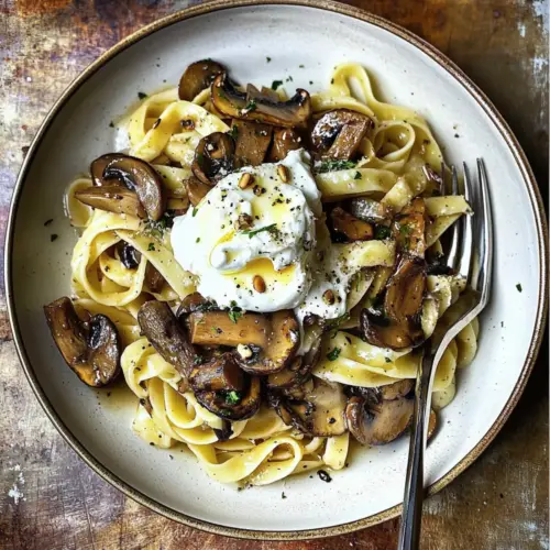 Balsamic Wild Mushroom Pasta