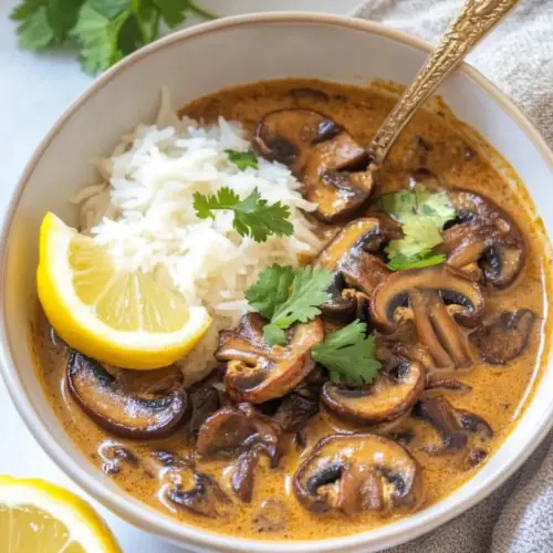 Creamy Mushroom Coconut Curry