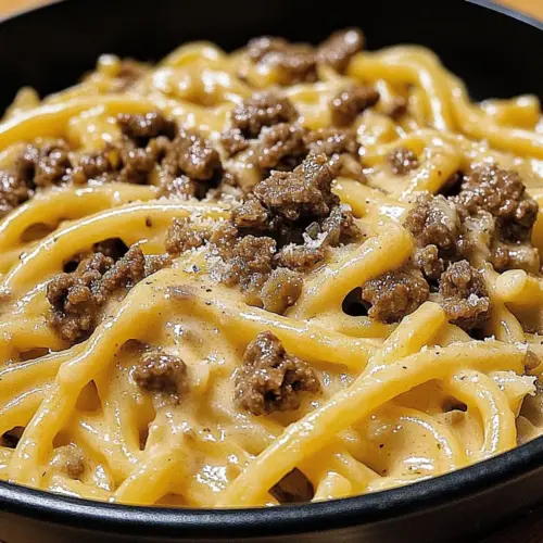Beef and Garlic Butter Pasta