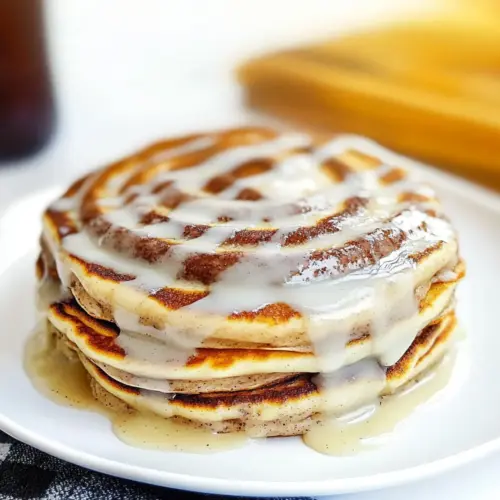 Cinnamon Roll Pancakes