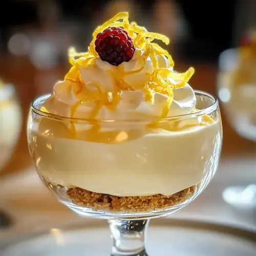 Lemon Mascarpone Mousse Cups