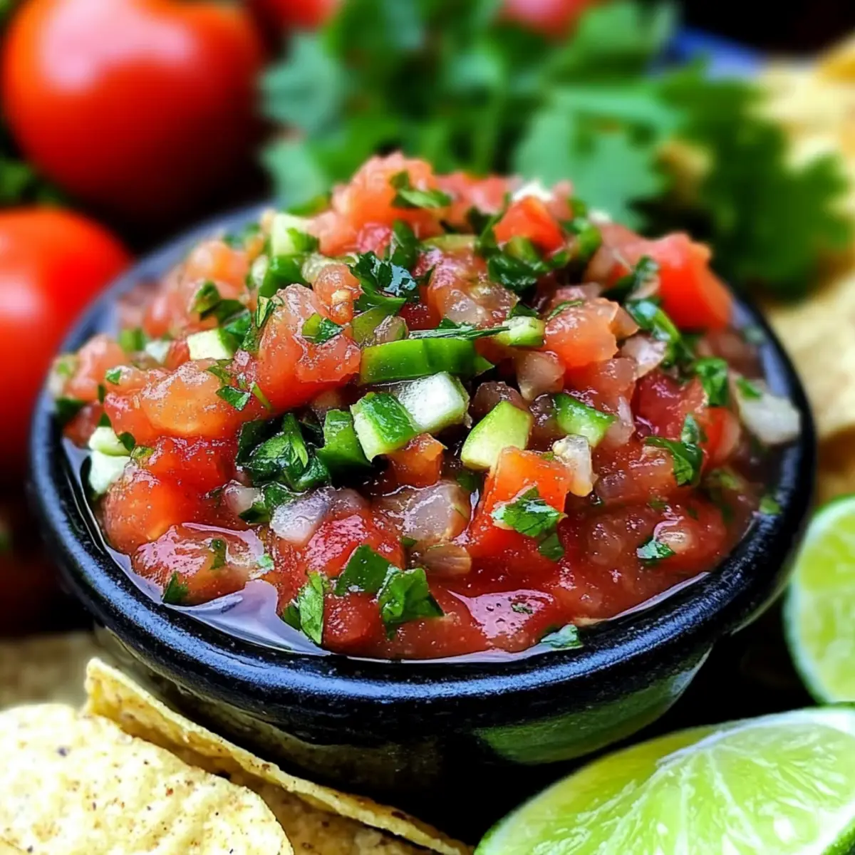 Fresh Salsa with Cilantro & Lime