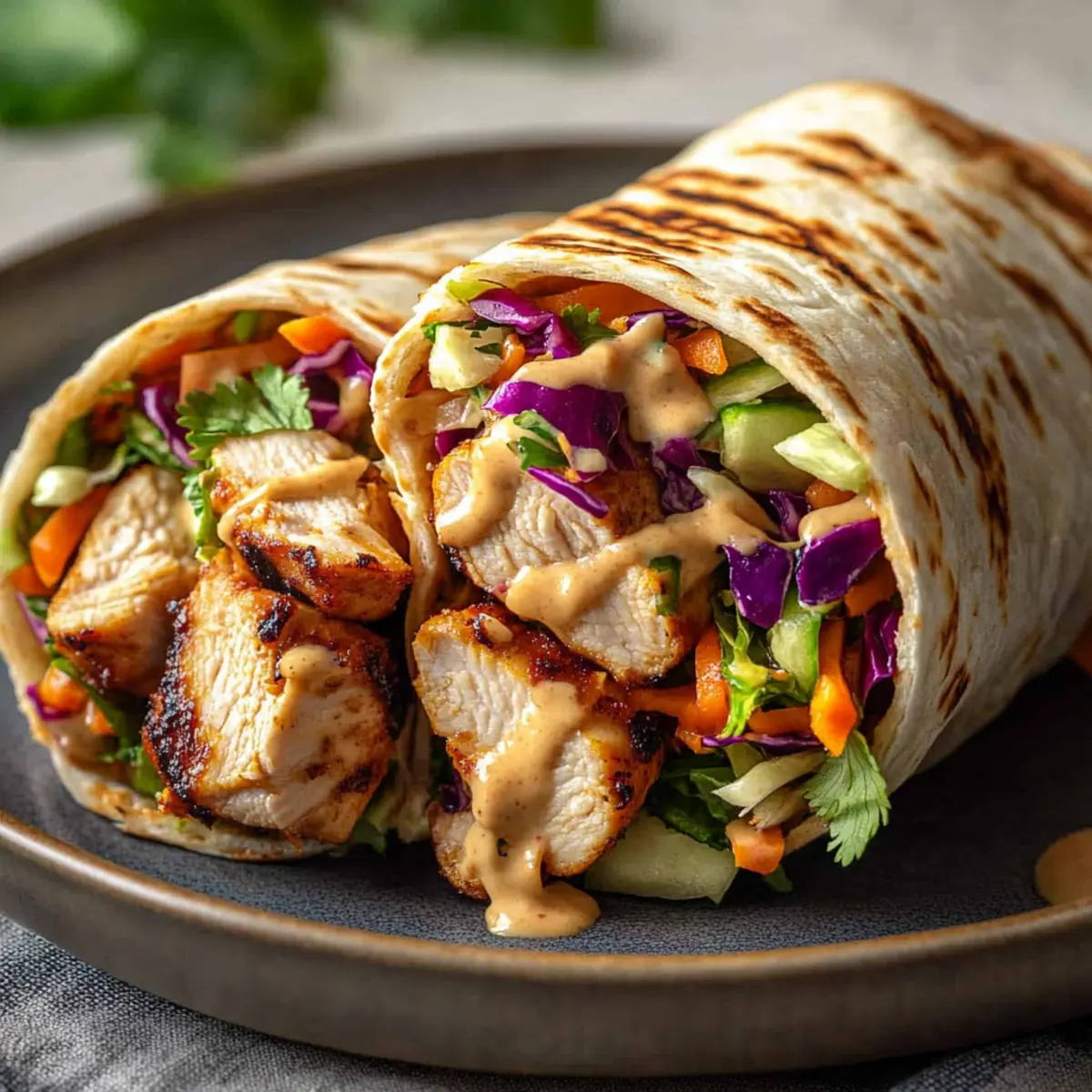 Thai Chicken Wrap