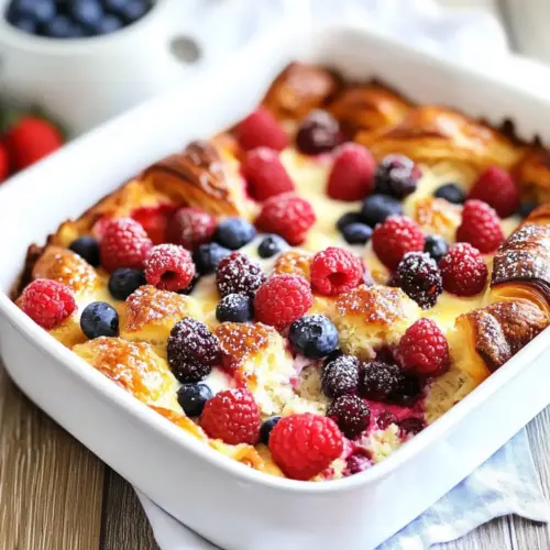Berry Croissant Bake