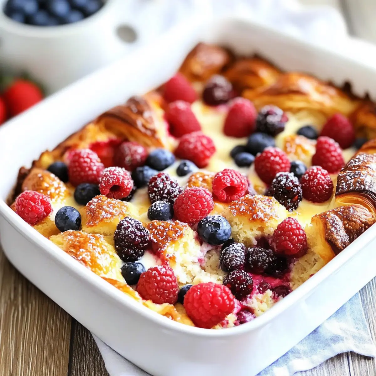 Berry Croissant Bake