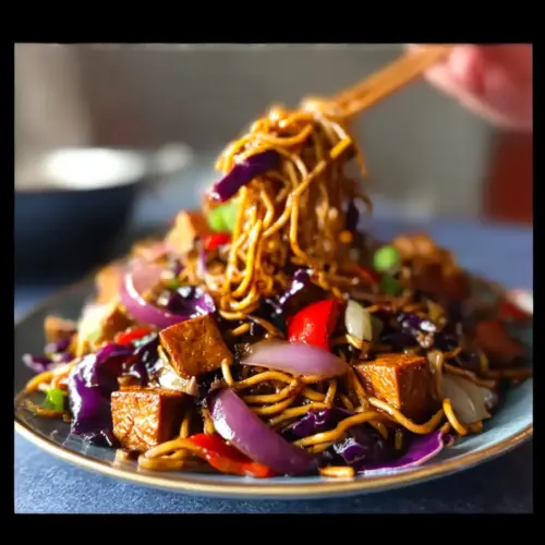 30-minutes Vegetable Tofu Lo Mein