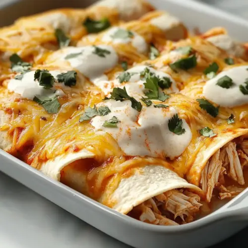 Healthy Chicken Enchiladas