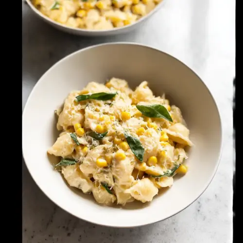 Easy Creamy Corn Pasta