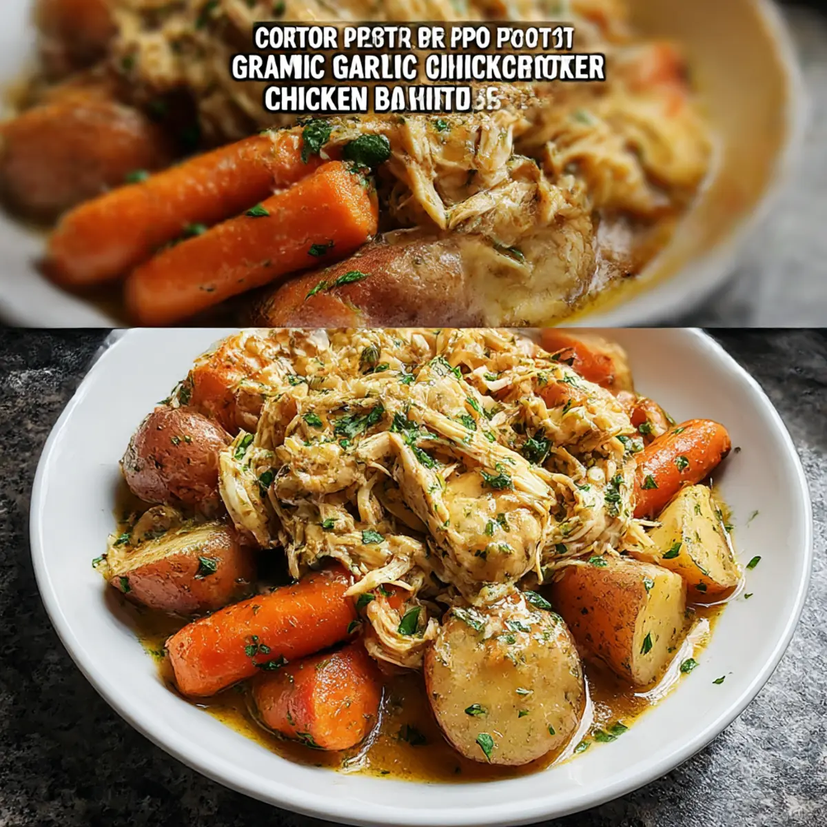 Garlic Butter Chicken Crockpot Recipe