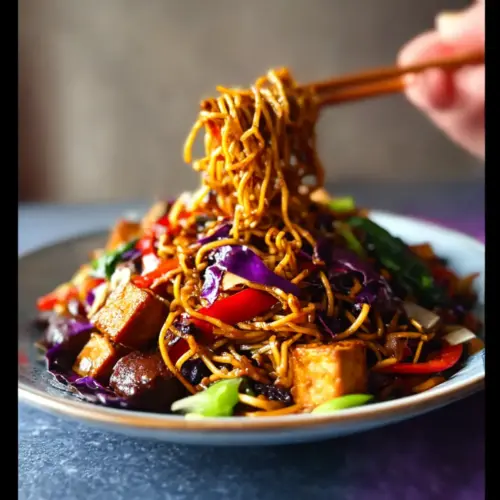 30-minutes Vegetable Tofu Lo Mein
