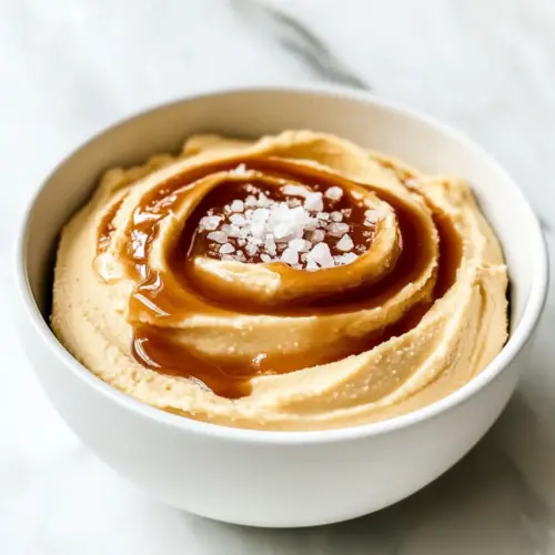 Salted Caramel Cottage Cheese Mousse